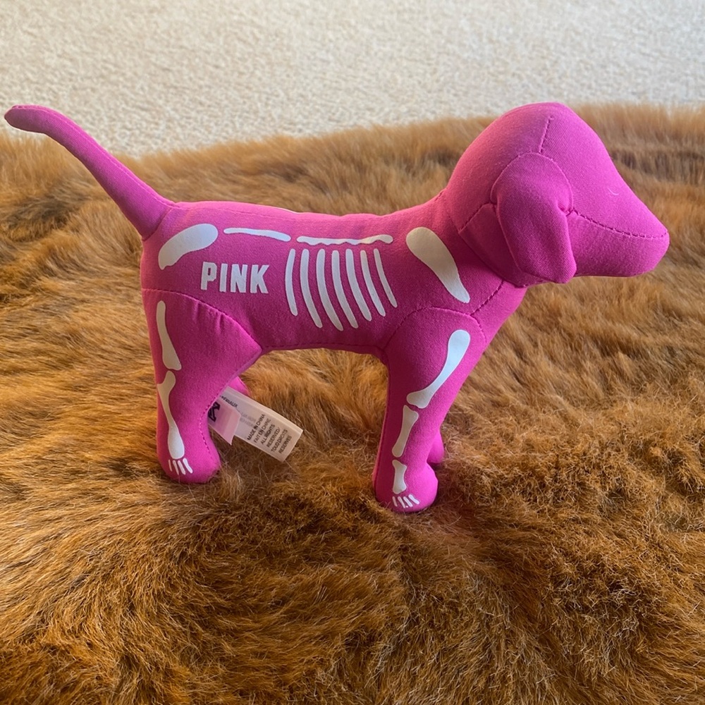 NEW Pink Small Skeleton Dog